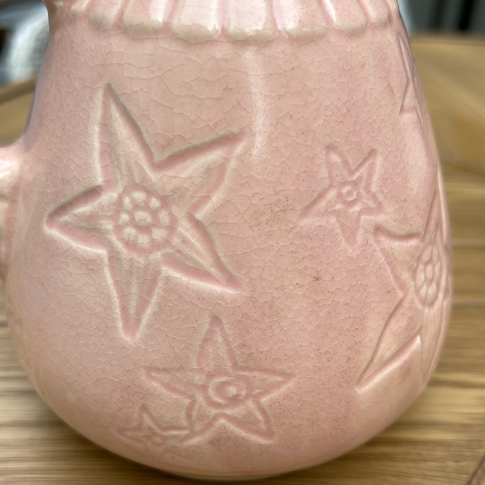 Vintage Pink Pitcher And Hull Vase, Made USA - Picture 11 of 11